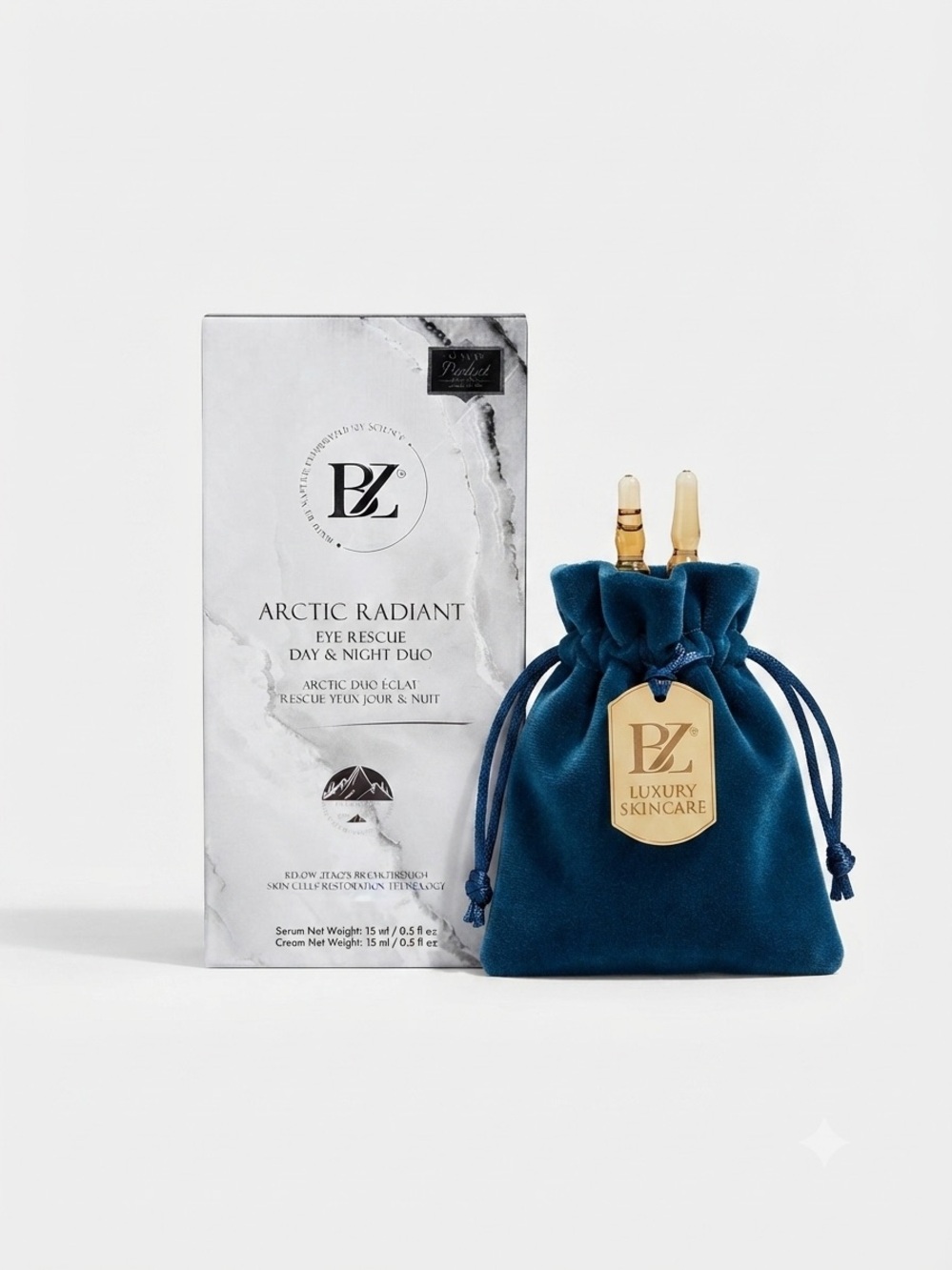 BZ Skincare Arctic Radiant Eye Rescue Day & Night Duo $950 & Beauty Gift Bag🎁
